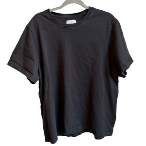 Jason Wu Men's XL Black Cotton Crewneck T-Shirt‎ Designer Basic Tee